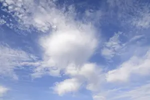 Cloudy Germany Landscape Stampe: Blue cloudy sky, cloud formation