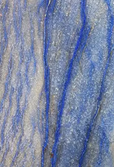 Textured Rock Formation Stampe: Blue marble structure, stone structure
