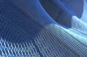 Light Blue Background Stampe: Blue nets