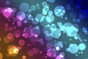 Blurred Background Image Stampe: Bokeh with gradient background