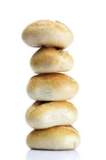 Studio Shot Of Breads Stampe: Bread rolls