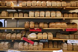 Deserted Bakery Stampe: Bread on a shelf