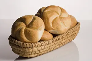 Pastry Photography Stampe: Breadbasket with buns