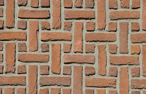 Deserted Stone Structure Stampe: Brick wall