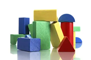 Colorful Toy Blocks Stampe: Bricks