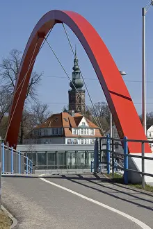 Historic Church Building Stampe: Bridge