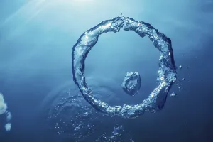 Underwater Photography Stampe: Bubble Ring Underwater, Ring Bubble