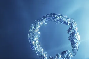 Underwater Photography Stampe: Bubble Ring Underwater, Ring Bubble