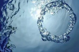 No People Underwater Stampe: Bubble Ring Underwater, Ring Bubble