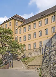 Christian Monastery Complex Stampe: Building of the extensive monastery complex Basilika Weingarten