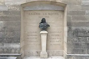 Western European Artwork Stampe: Bust of Andre Le Notre