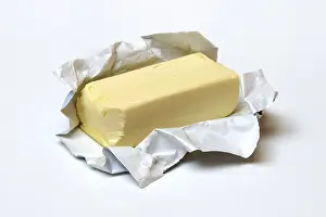 No People Food Photography Tips Stampe: Butter with opened packaging