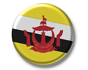Stampe di Tasto, bandiera del Brunei Brunei Stampe: Tasto, bandiera del Brunei.