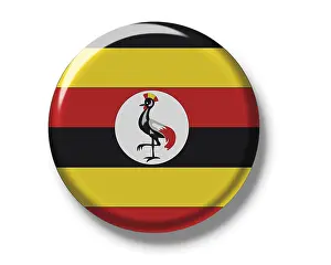 Immagini Correlate Stampe: Tasto, bandiera dell'Uganda.