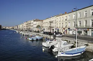 Urban Architecture Photography Stampe: Canals in Sete