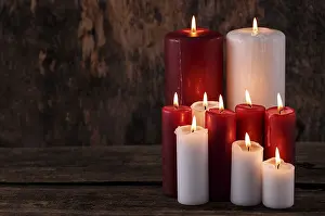 Christmas Season Decoration Ideas Stampe: Candles on the table