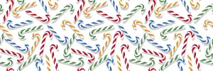 Christmas Desserts Stampe: Candy cane Christmas pattern