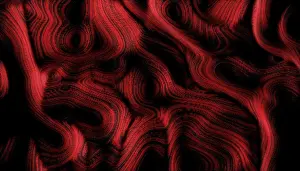 Modern Technology Background Stampe: A captivating 3D render showcasing dynamic