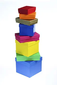 Cardboard Boxes Stampe: Cardboard boxes, gift boxes