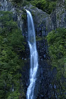 Laurisilva Forest Stampe: Cascata do Risco, Risco waterfall