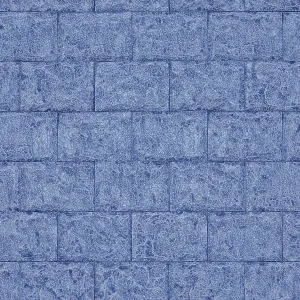 Textured Background Image Stampe: Rectangular bricks creating a uniform pattern