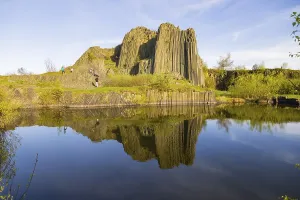 Uninhabited Basalt Stone Formations Stampe: Basalt natural monument