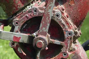 Vintage Fire Engine Stampe: Old fire engine
