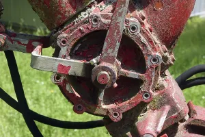 Vintage Fire Engine Stampe: Old fire engine