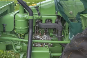 Classic Car Meeting Stampe: Oldtimer meeting, engine block