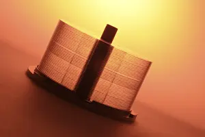 Studio Background Images Stampe: CDs on spindle