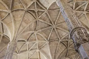 Lisbona Stampe: Soffitto del monastero di Gerolamo