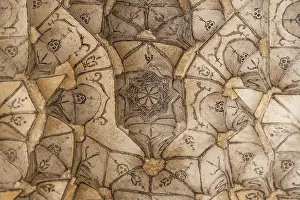 Spanish Architecture Details Stampe: Ceiling with plaster decorations