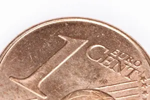 Close Up Money Shot Stampe: One cent