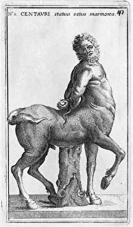 Ancient Rome Tourist Attraction Stampe: A Centaur, Centaurus, Centauri