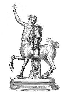 Fantasy Illustration Art Stampe: Centaur, Centaurus, Centauri, also centaur