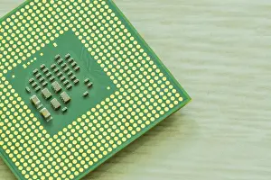Computer Hardware Design Stampe: Bottom side of central processor unit (CPU)