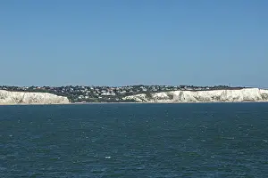 Steep Cliff Landscape Stampe: Chalk cliffs, cliffs, Dover, Kent