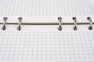 Empty Note Pad Stampe: Checked white notebook