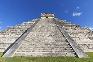 Ancient Maya Ruins Yucatan Stampe: Chichen Itza, one of the largest Maya cities
