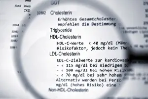 Health Checkup Stampe: Cholesterinwerte
