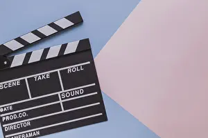 Hollywood Studio Shot Stampe: Cinema clapperboard