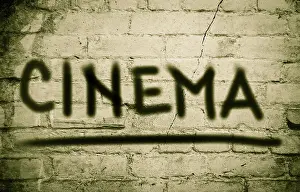 Deserted Movie Theater Stampe: Cinema Concept