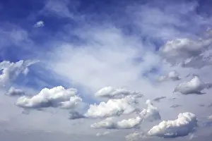 Cirrocumulus Clouds Germany Stampe: Cirrocumulus clouds and cirrus clouds