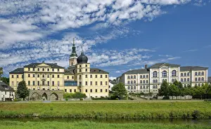 Greiz Castle Stampe: Classical Lower Castle and G. E