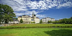 Greiz Castle Stampe: Classical Lower Castle and G. E