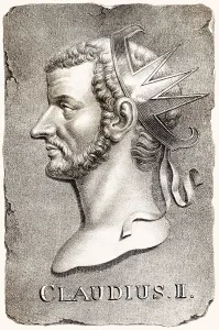 Ancient Rome Emperor Stampe: Claudius II oder Claudius Gothicus