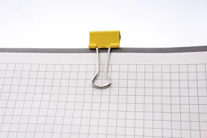 Reminder Notes Stampe: Clip on a checked notebook