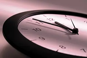 Time Pressure Image Stampe: Clock - five to twelve
