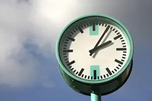 Deserted Clock Tower Stampe: Clock