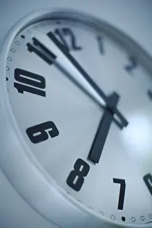 Studio Shot Of A Clock Stampe: Clockface